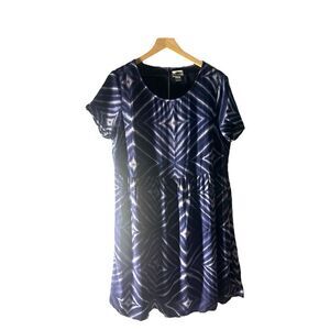 Old Navy Dress Tie Dye Print Short Sleeve Casual Summer Mini Dress‎